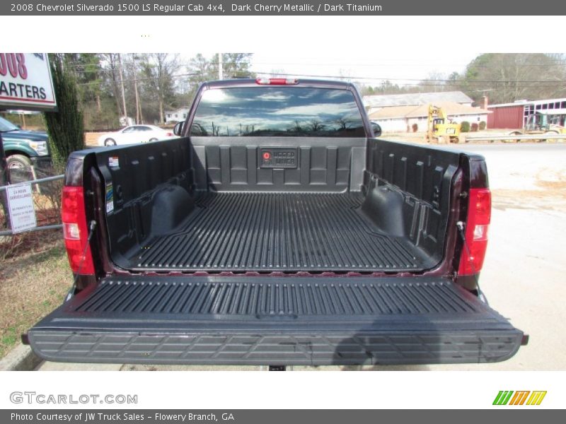 Dark Cherry Metallic / Dark Titanium 2008 Chevrolet Silverado 1500 LS Regular Cab 4x4