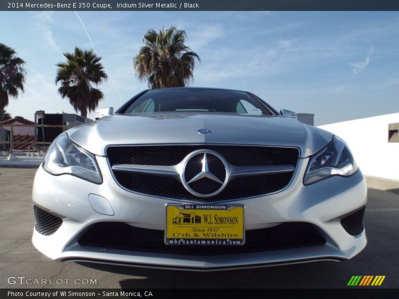 Iridium Silver Metallic / Black 2014 Mercedes-Benz E 350 Coupe