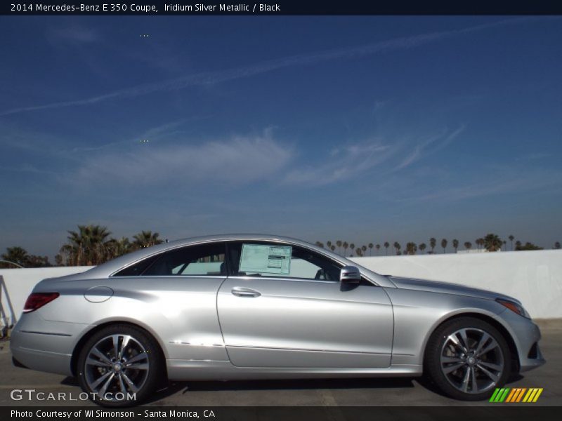 Iridium Silver Metallic / Black 2014 Mercedes-Benz E 350 Coupe
