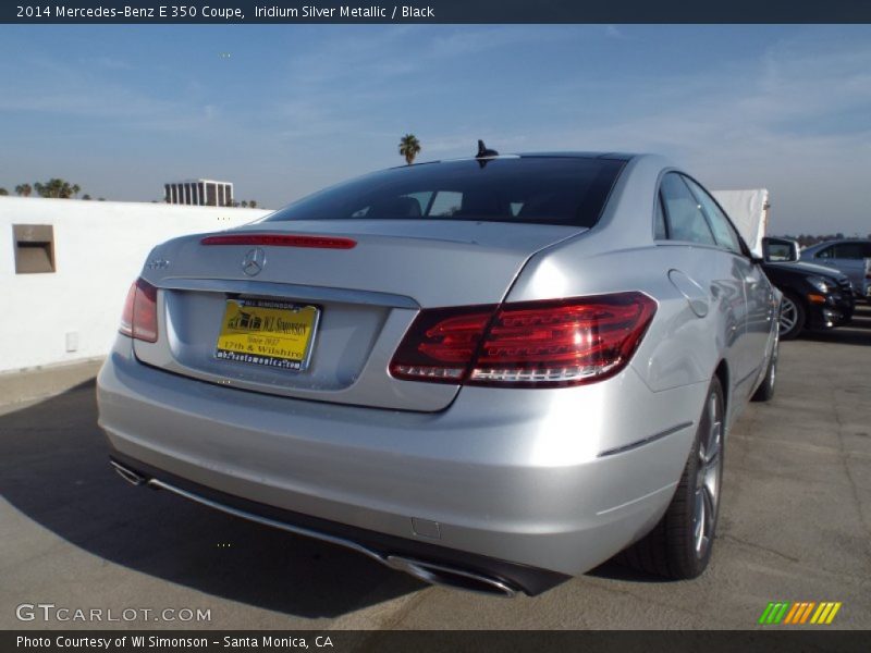 Iridium Silver Metallic / Black 2014 Mercedes-Benz E 350 Coupe