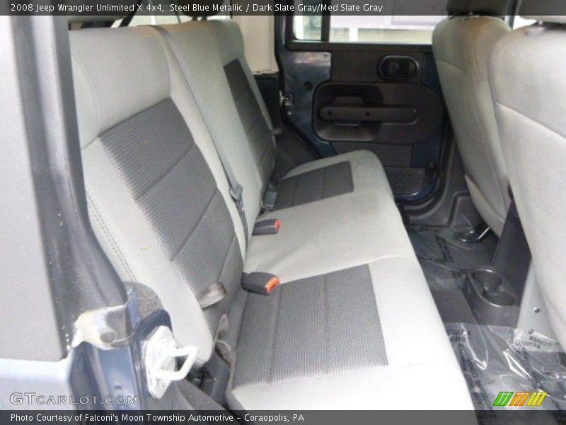 Steel Blue Metallic / Dark Slate Gray/Med Slate Gray 2008 Jeep Wrangler Unlimited X 4x4