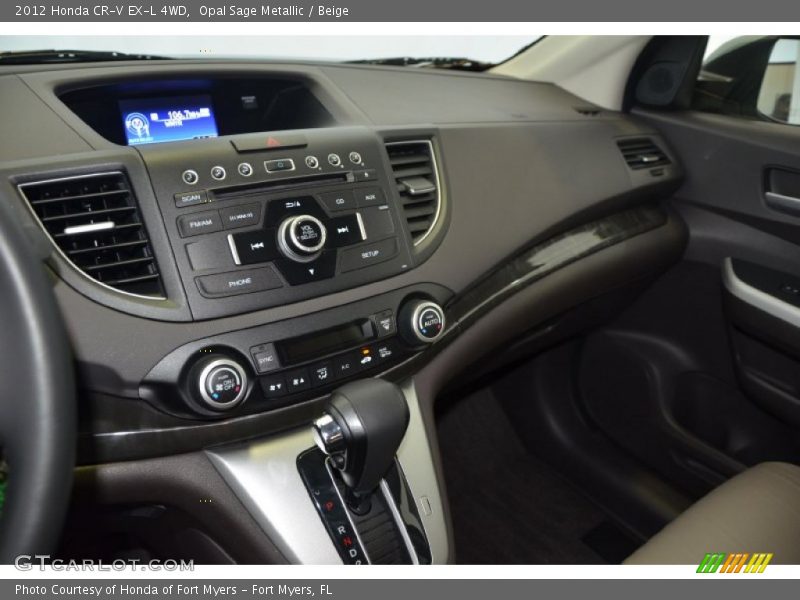 Opal Sage Metallic / Beige 2012 Honda CR-V EX-L 4WD