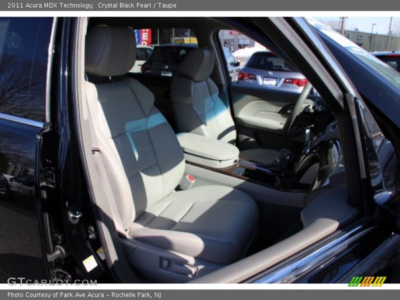 Crystal Black Pearl / Taupe 2011 Acura MDX Technology