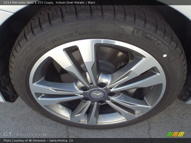 Iridium Silver Metallic / Black 2014 Mercedes-Benz E 350 Coupe