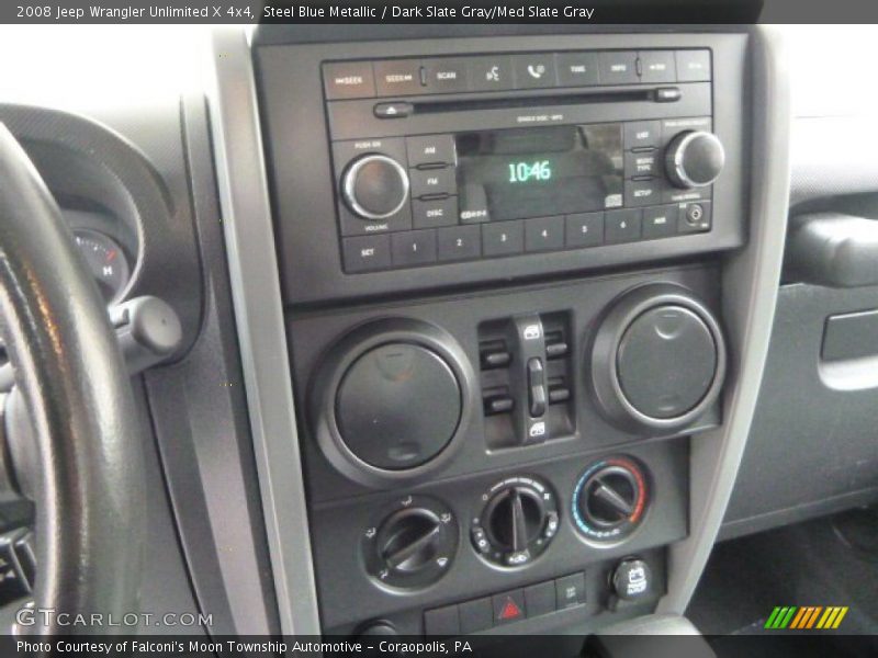 Steel Blue Metallic / Dark Slate Gray/Med Slate Gray 2008 Jeep Wrangler Unlimited X 4x4