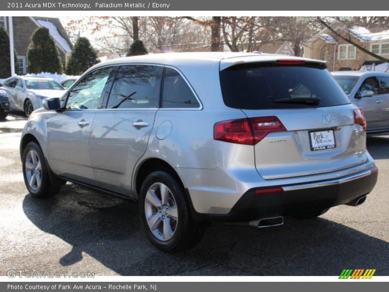 Palladium Metallic / Ebony 2011 Acura MDX Technology