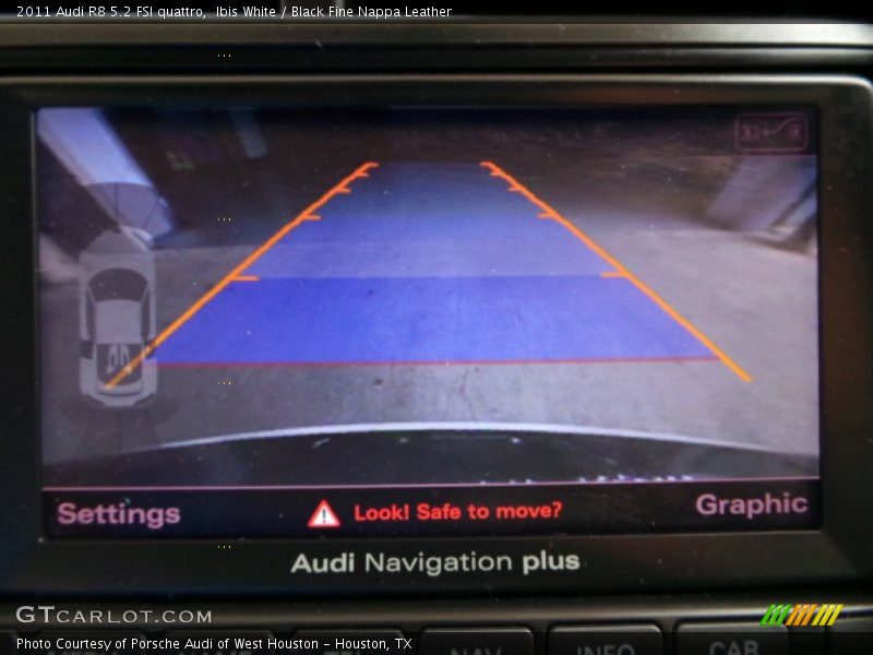 Ibis White / Black Fine Nappa Leather 2011 Audi R8 5.2 FSI quattro