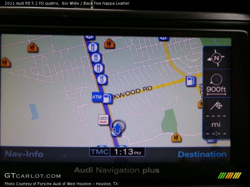 Navigation of 2011 R8 5.2 FSI quattro