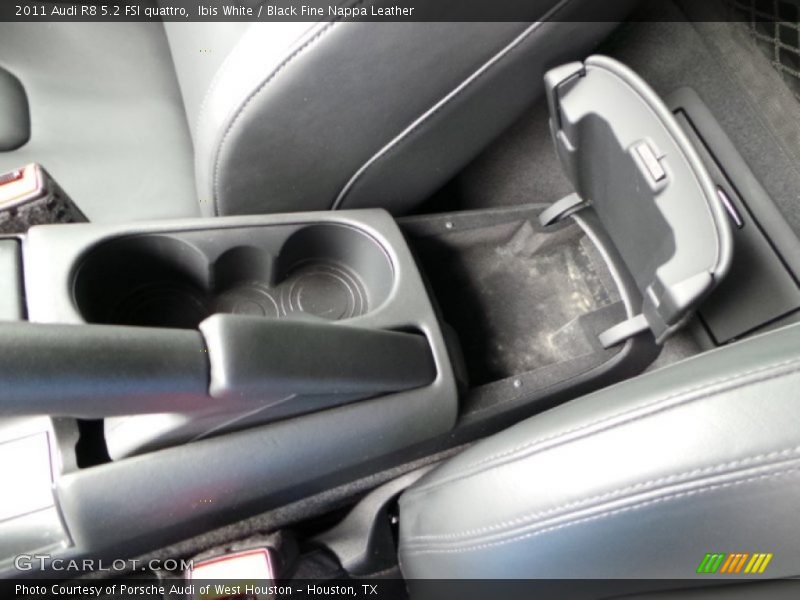 Ibis White / Black Fine Nappa Leather 2011 Audi R8 5.2 FSI quattro