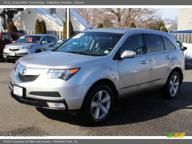 Palladium Metallic / Ebony 2011 Acura MDX Technology