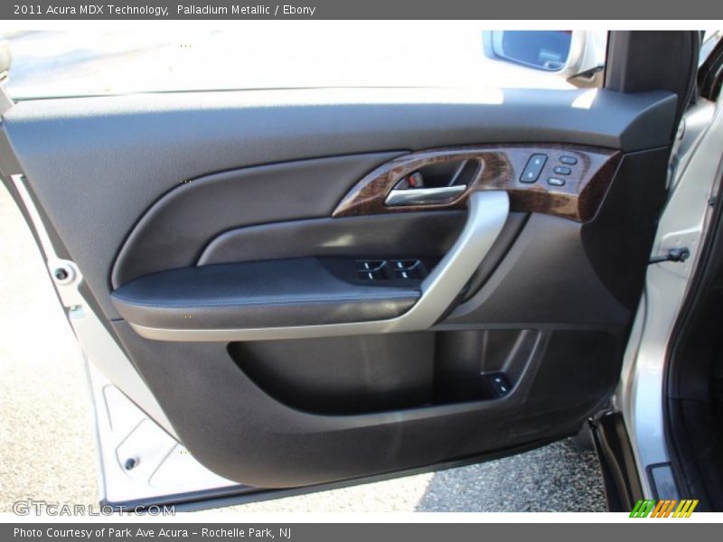 Palladium Metallic / Ebony 2011 Acura MDX Technology