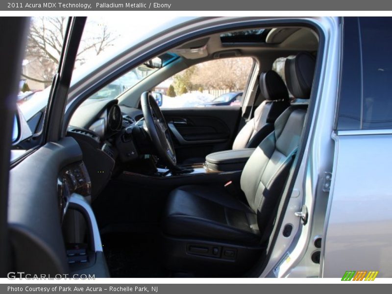 Palladium Metallic / Ebony 2011 Acura MDX Technology