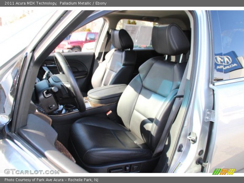 Palladium Metallic / Ebony 2011 Acura MDX Technology