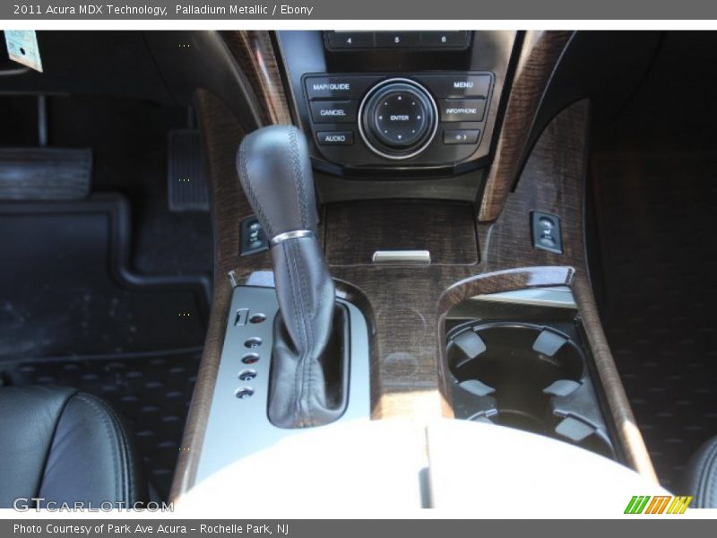 Palladium Metallic / Ebony 2011 Acura MDX Technology