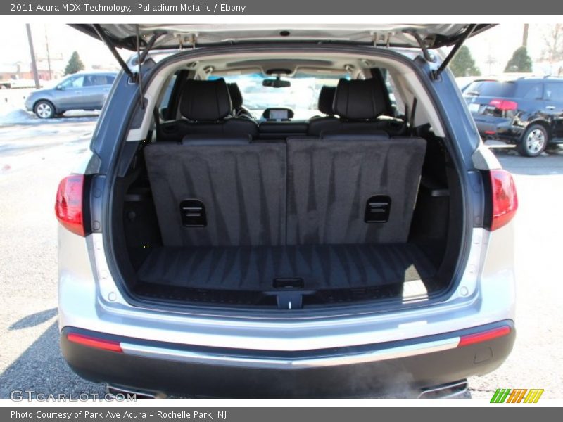 Palladium Metallic / Ebony 2011 Acura MDX Technology