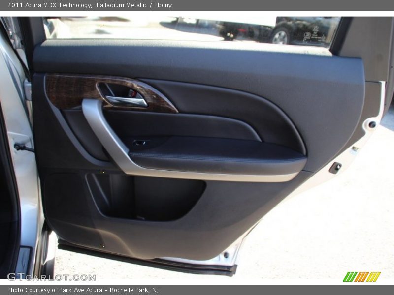 Palladium Metallic / Ebony 2011 Acura MDX Technology