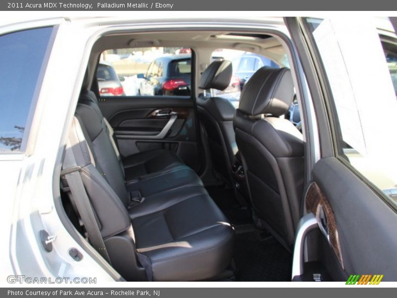 Palladium Metallic / Ebony 2011 Acura MDX Technology