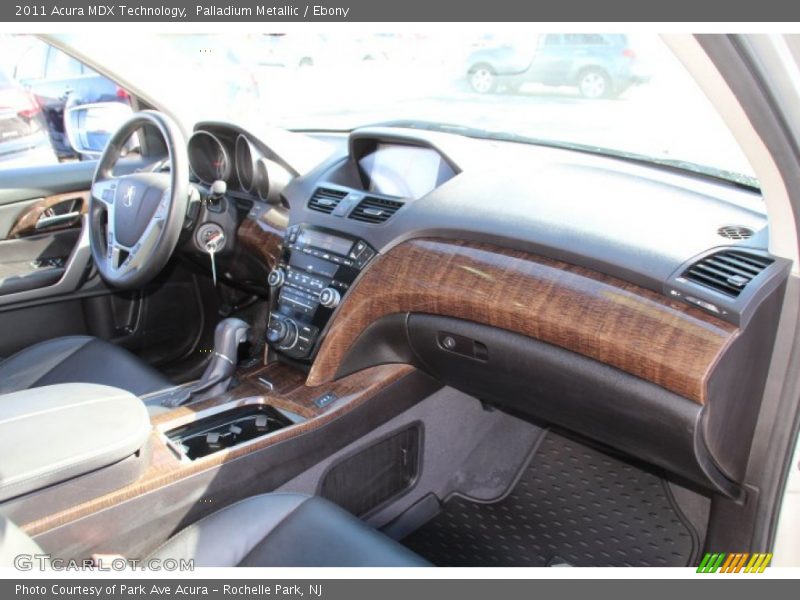 Palladium Metallic / Ebony 2011 Acura MDX Technology