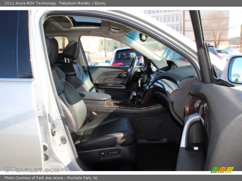 Palladium Metallic / Ebony 2011 Acura MDX Technology