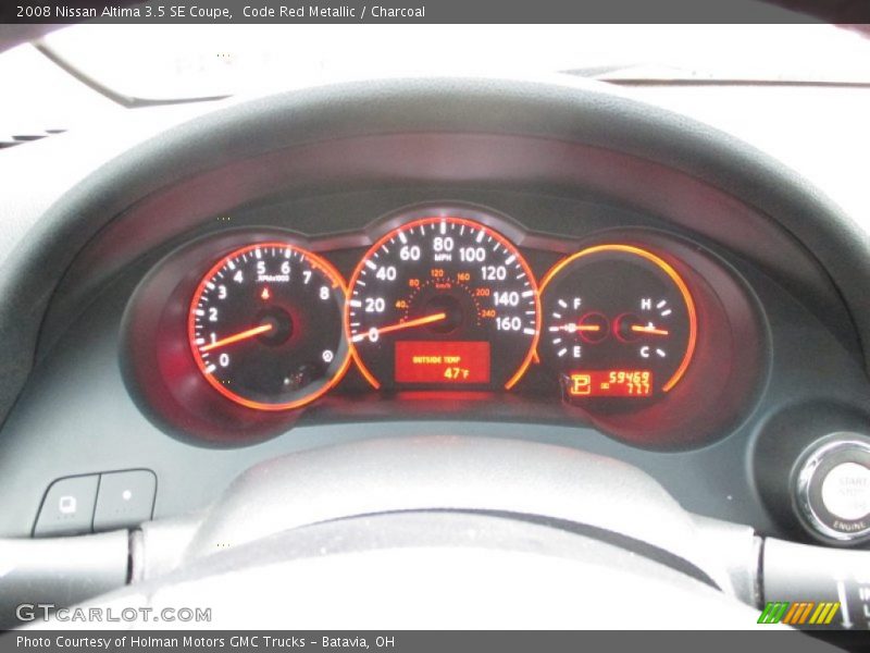 Code Red Metallic / Charcoal 2008 Nissan Altima 3.5 SE Coupe