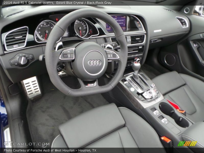 Black/Rock Gray Interior - 2014 RS 5 Cabriolet quattro 