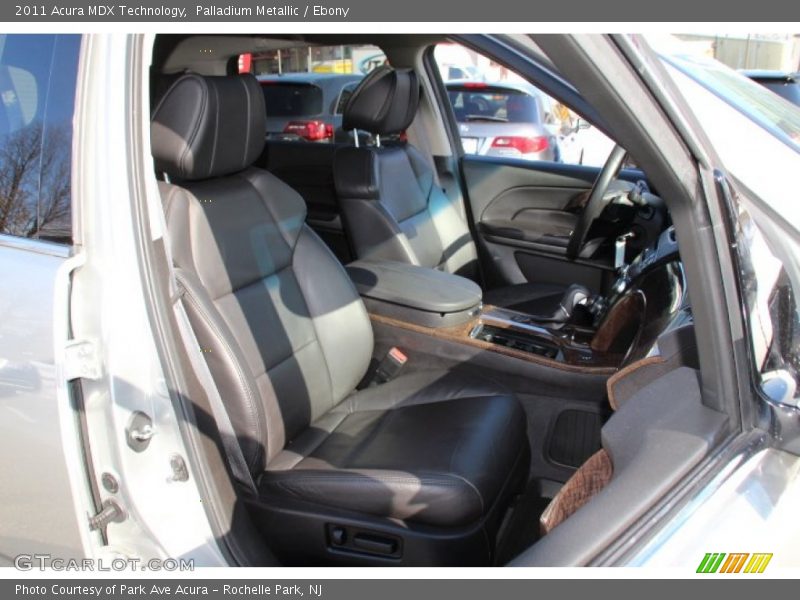 Palladium Metallic / Ebony 2011 Acura MDX Technology