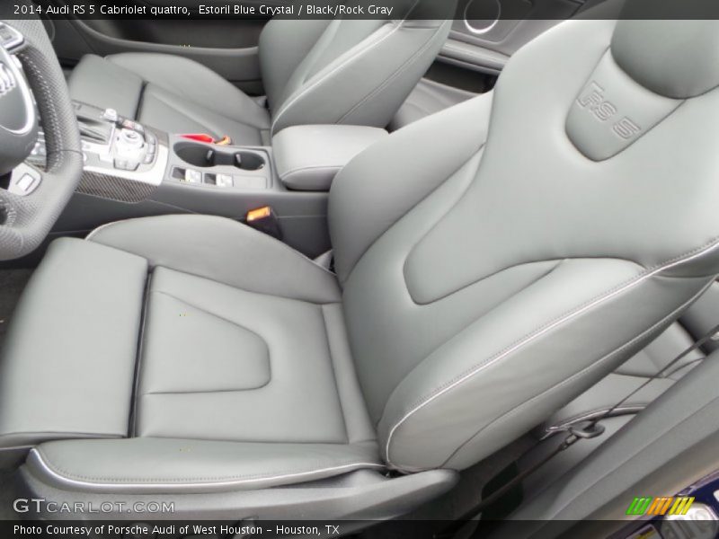 Estoril Blue Crystal / Black/Rock Gray 2014 Audi RS 5 Cabriolet quattro