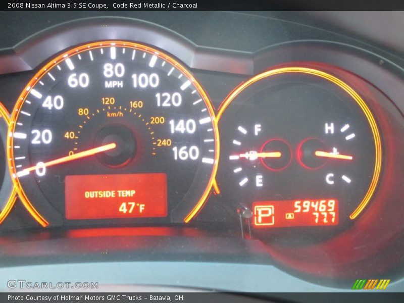 Code Red Metallic / Charcoal 2008 Nissan Altima 3.5 SE Coupe