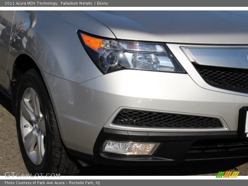 Palladium Metallic / Ebony 2011 Acura MDX Technology