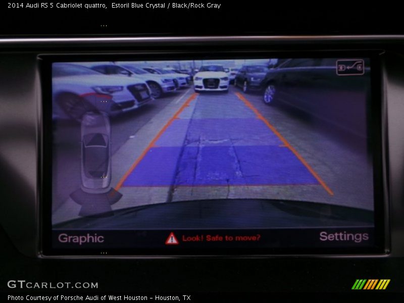 Estoril Blue Crystal / Black/Rock Gray 2014 Audi RS 5 Cabriolet quattro