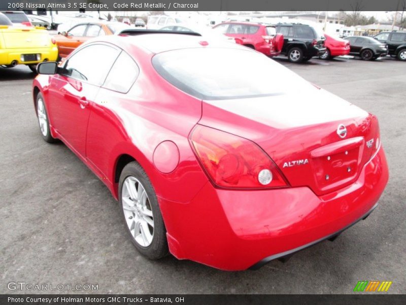 Code Red Metallic / Charcoal 2008 Nissan Altima 3.5 SE Coupe