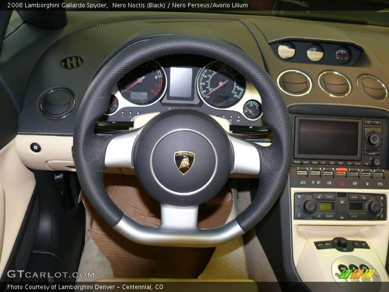 Nero Noctis (Black) / Nero Perseus/Avorio Lilium 2008 Lamborghini Gallardo Spyder