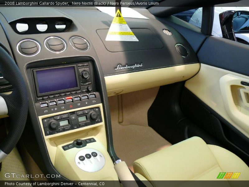 Nero Noctis (Black) / Nero Perseus/Avorio Lilium 2008 Lamborghini Gallardo Spyder