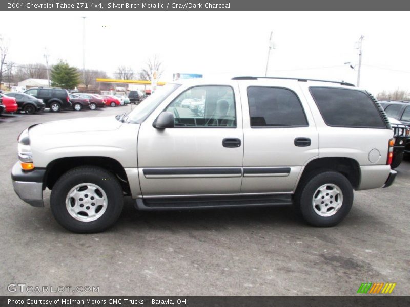 Silver Birch Metallic / Gray/Dark Charcoal 2004 Chevrolet Tahoe Z71 4x4