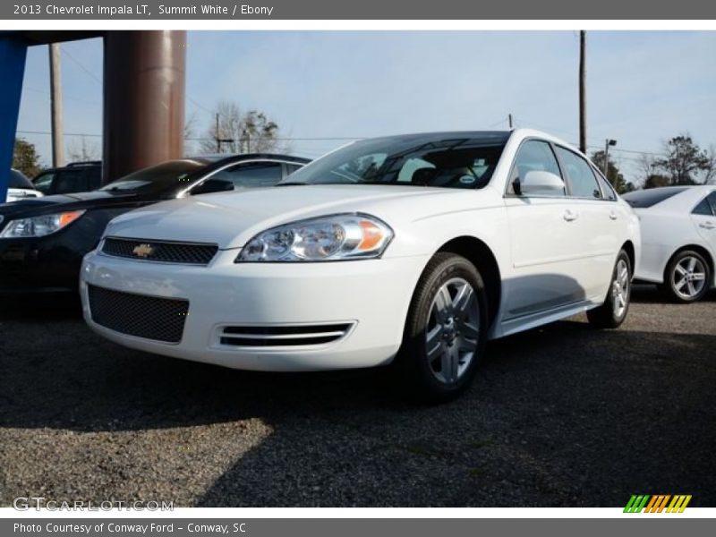 Summit White / Ebony 2013 Chevrolet Impala LT