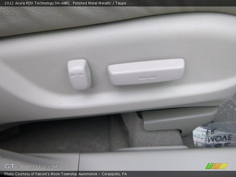 Polished Metal Metallic / Taupe 2012 Acura RDX Technology SH-AWD
