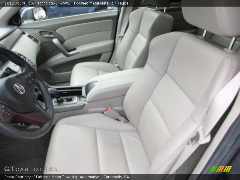 Polished Metal Metallic / Taupe 2012 Acura RDX Technology SH-AWD