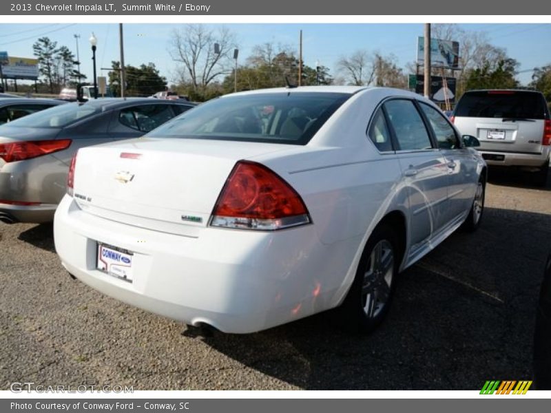 Summit White / Ebony 2013 Chevrolet Impala LT