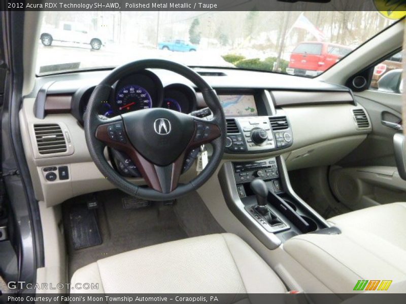 Taupe Interior - 2012 RDX Technology SH-AWD 