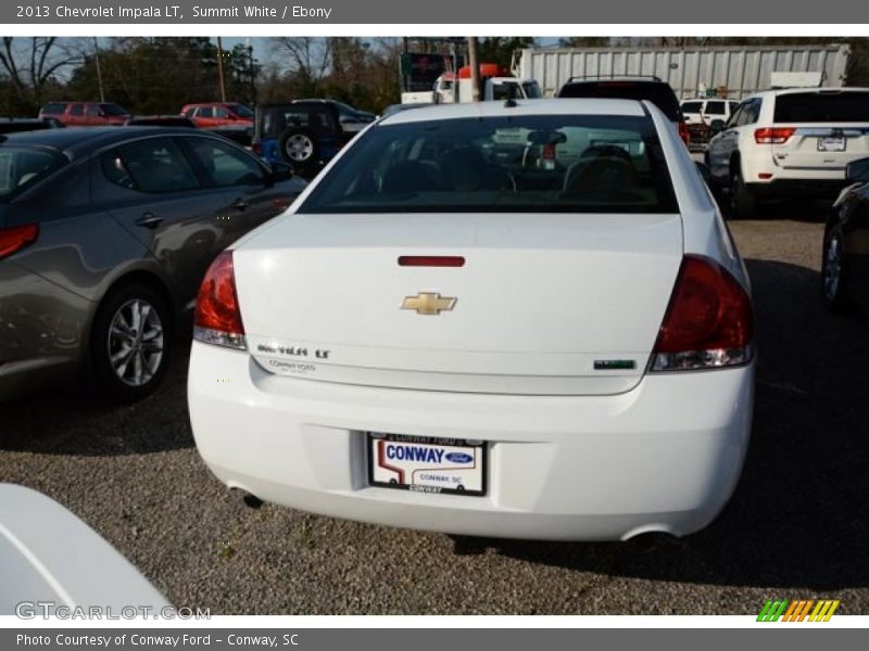 Summit White / Ebony 2013 Chevrolet Impala LT