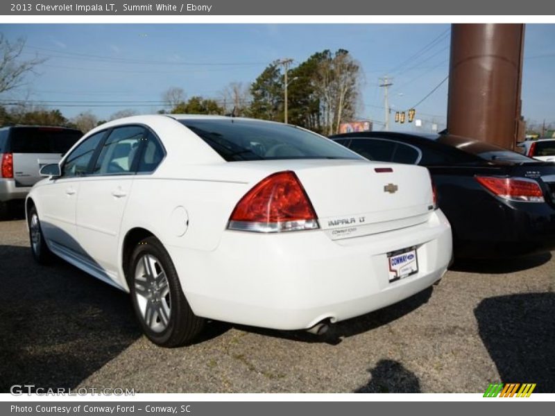 Summit White / Ebony 2013 Chevrolet Impala LT