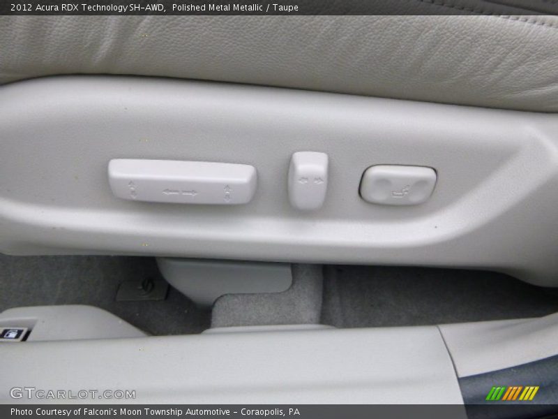 Polished Metal Metallic / Taupe 2012 Acura RDX Technology SH-AWD
