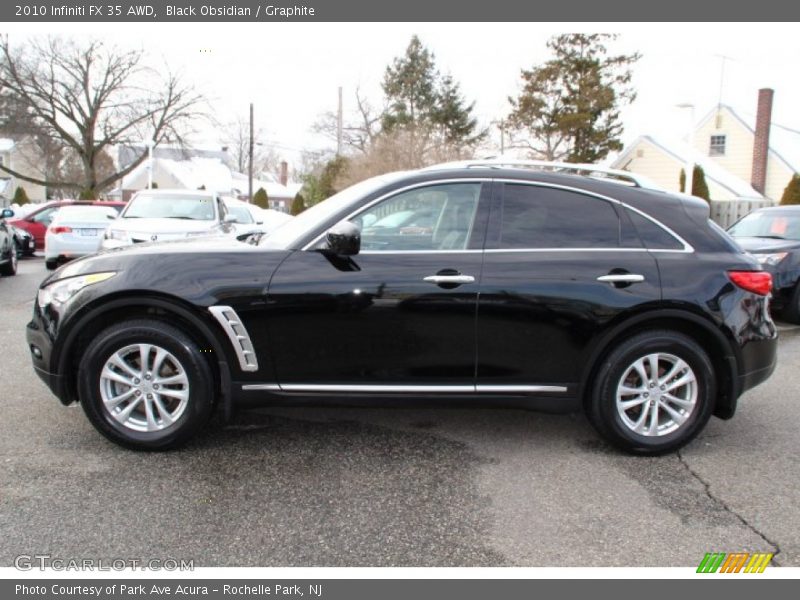Black Obsidian / Graphite 2010 Infiniti FX 35 AWD