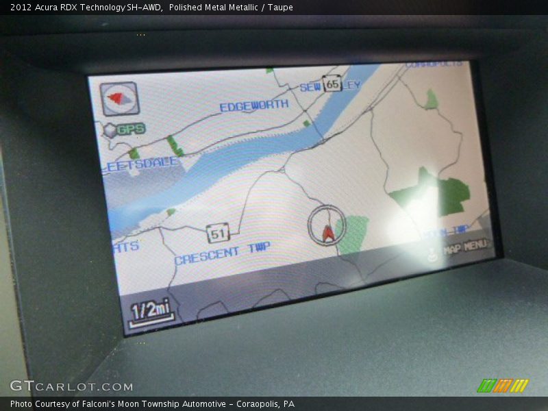 Navigation of 2012 RDX Technology SH-AWD