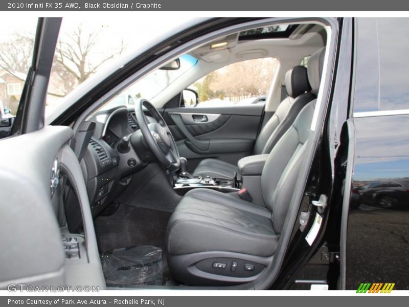 Black Obsidian / Graphite 2010 Infiniti FX 35 AWD
