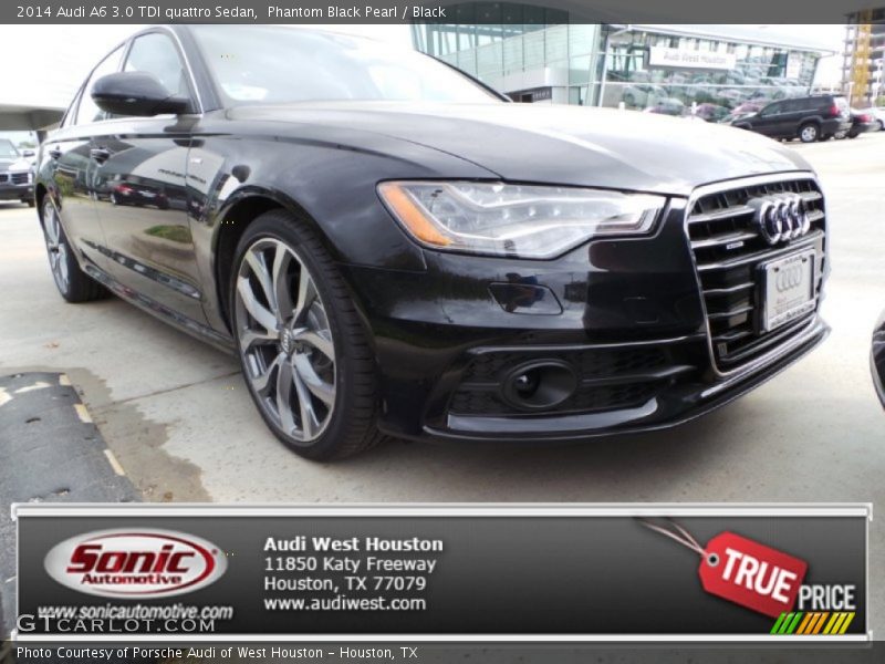 Phantom Black Pearl / Black 2014 Audi A6 3.0 TDI quattro Sedan