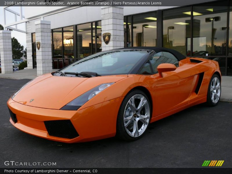 Front 3/4 View of 2008 Gallardo Spyder