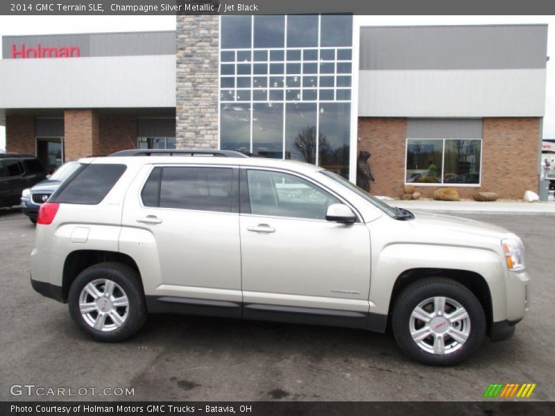 Champagne Silver Metallic / Jet Black 2014 GMC Terrain SLE
