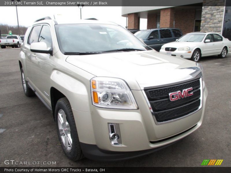 Champagne Silver Metallic / Jet Black 2014 GMC Terrain SLE