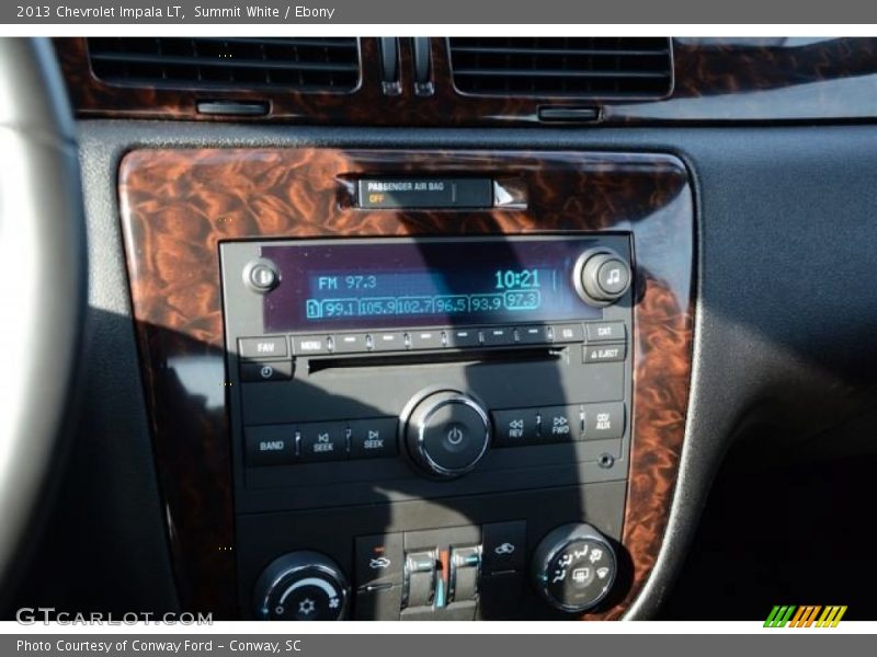 Summit White / Ebony 2013 Chevrolet Impala LT